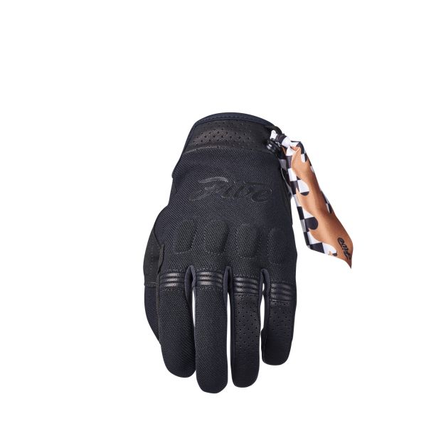 Gants moto femme vintage Five Scrambler Woman - Noir