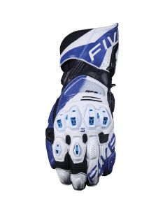 Gants moto sport Five RFX1 Evo - Blanc Bleu