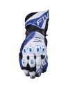 Gants moto sport Five RFX1 Evo - Blanc Bleu