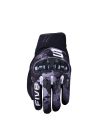 Gants moto sport Five RSX - Camo Noir Blanc