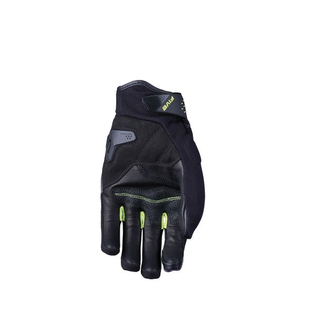 Gants moto sport Five RSX - Camo Noir Jaune fluo