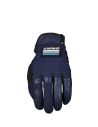 Gants moto vintage Five Scrambler - Bleu Noir