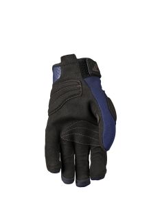 Gants moto vintage Five Scrambler - Bleu Noir 2