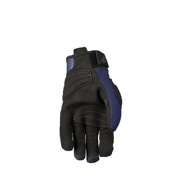 Gants moto vintage Five Scrambler - Bleu Noir