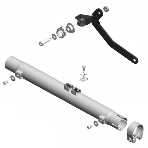Suppresseur catalyseur LEOVINCE - ROYAL ENFIELD CLASSIC 350 / METEOR 350 2021 - 2023