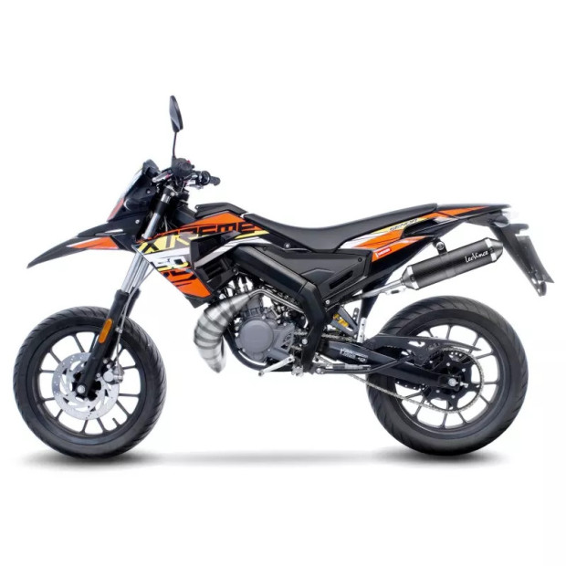 Collecteur d'échappement inox LEOVINCE - APRILIA SX / RX 50 / DERBI SENDA SMX / RACING / X-TREM / LIMITED 2018 - 2020