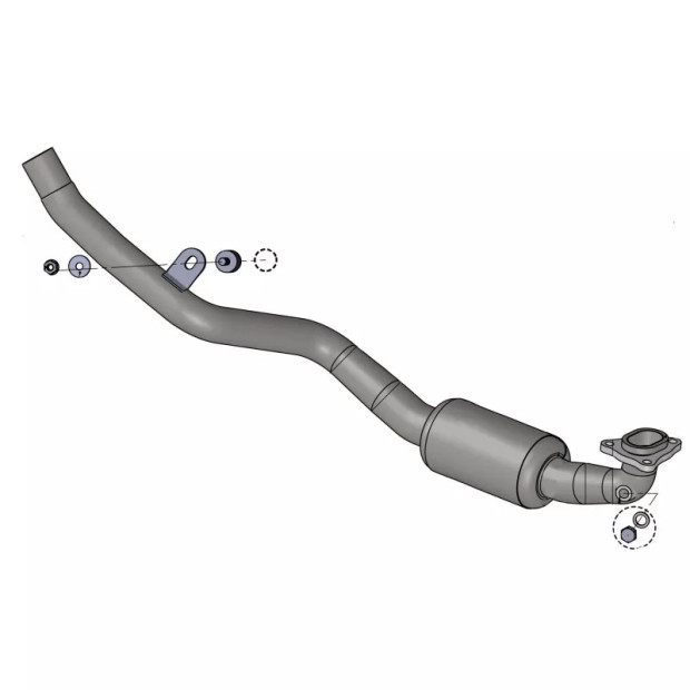 Collecteur d'échappement inox LEOVINCE - HONDA FORZA 750 2021 - 2023