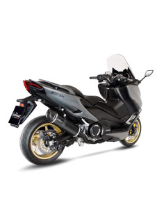 Ligne d'échappement complète LEOVINCE LV ONE EVO BLACK en inox / carbone - YAMAHA 530 T-MAX 2017-2019 / 560 T-MAX 2020-2024 2