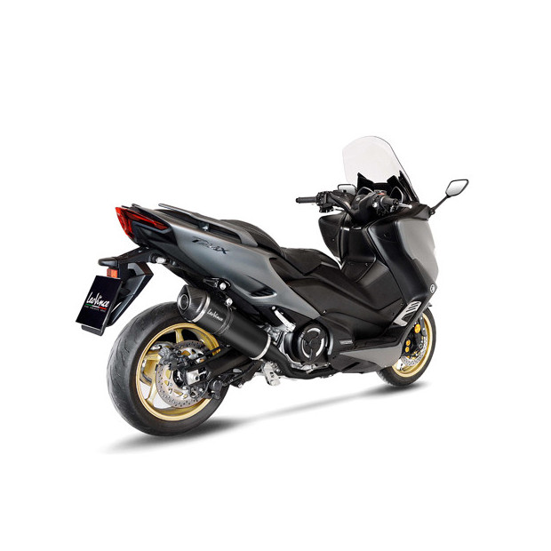 Ligne d'échappement complète LEOVINCE LV ONE EVO BLACK en inox / carbone - YAMAHA 530 T-MAX 2017-2019 / 560 T-MAX 2020-2024