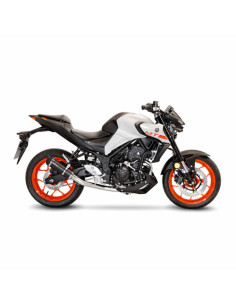 Ligne d'échappement complète LEOVINCE GP CORSA EVO carbone - YAMAHA 250 YZF-R25 2014-2018 / 300 MT-03 - 300 YZF-R3 2015-2020