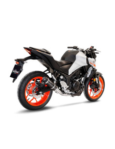Ligne d'échappement complète LEOVINCE GP CORSA EVO carbone - YAMAHA 250 YZF-R25 2014-2018 / 300 MT-03 - 300 YZF-R3 2015-2020 2