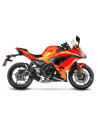 Ligne d'échappement complète LEOVINCE LV ONE EVO en carbone - KAWASAKI 650 NINJA / 650 Z 2017 - 2020
