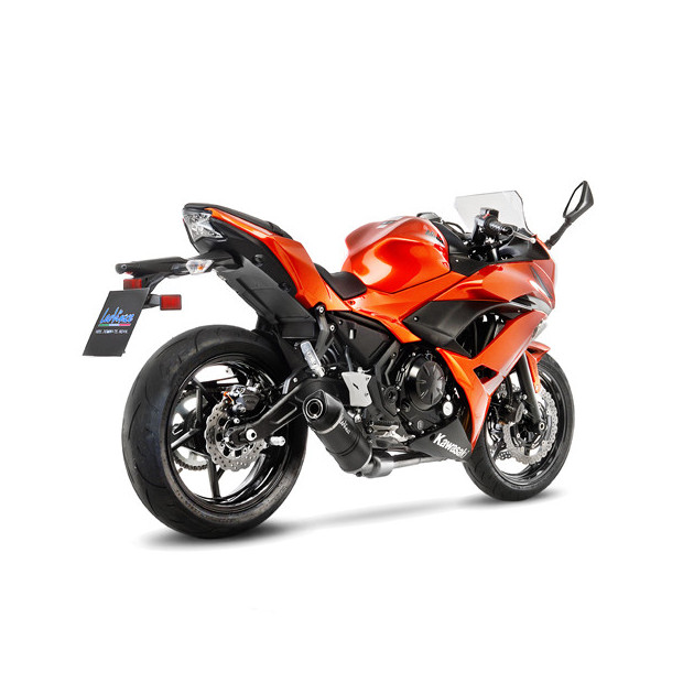 Ligne d'échappement complète LEOVINCE LV ONE EVO en carbone - KAWASAKI 650 NINJA / 650 Z 2017 - 2020