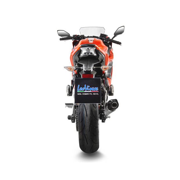 Ligne d'échappement complète LEOVINCE LV ONE EVO en carbone - KAWASAKI 650 NINJA / 650 Z 2017 - 2020