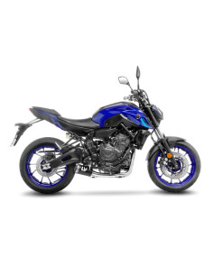 Ligne d'échappement complète LEOVINCE LV-10 en carbone / inox - YAMAHA 700 MT-07 - 700 XSR - 700 YZF-R7 2021 - 2024
