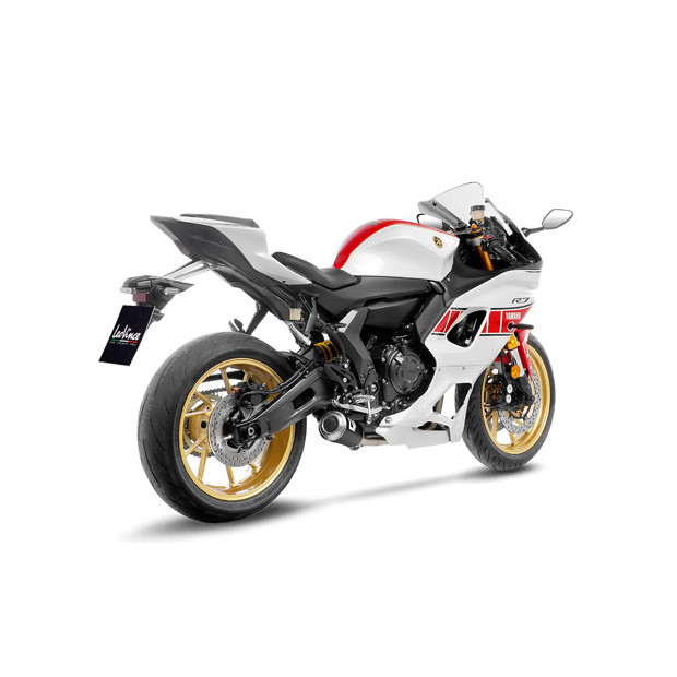 Ligne d'échappement complète LEOVINCE LV-10 en carbone / inox - YAMAHA 700 MT-07 - 700 XSR - 700 YZF-R7 2021 - 2024