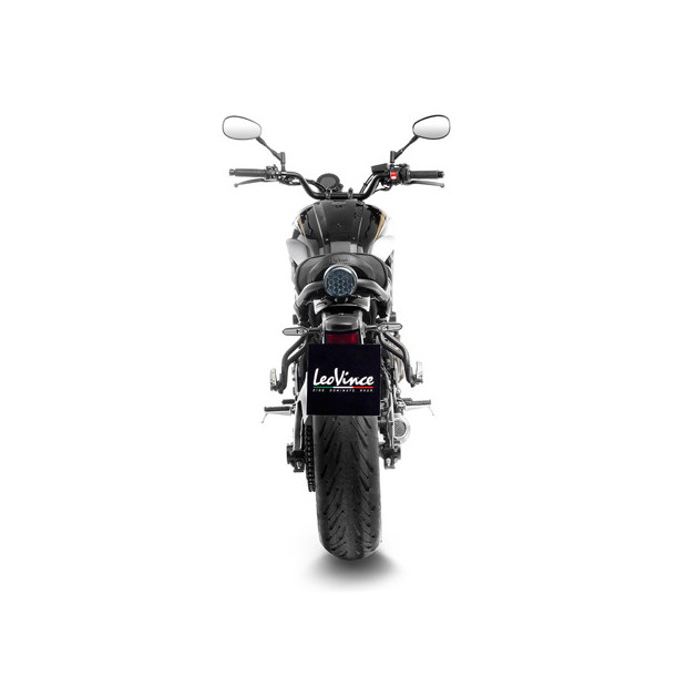 Ligne d'échappement complète LEOVINCE LV-10 en carbone / inox - YAMAHA 700 MT-07 - 700 XSR - 700 YZF-R7 2021 - 2024