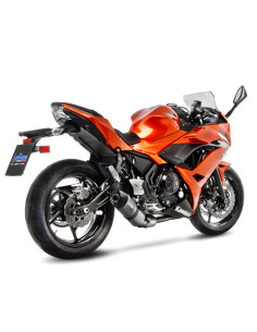 Ligne d'échappement complète LEOVINCE SBK LV ONE EVO inox / carbone - KAWASAKI 650 NINJA - 650 Z 2017 - 2020 2
