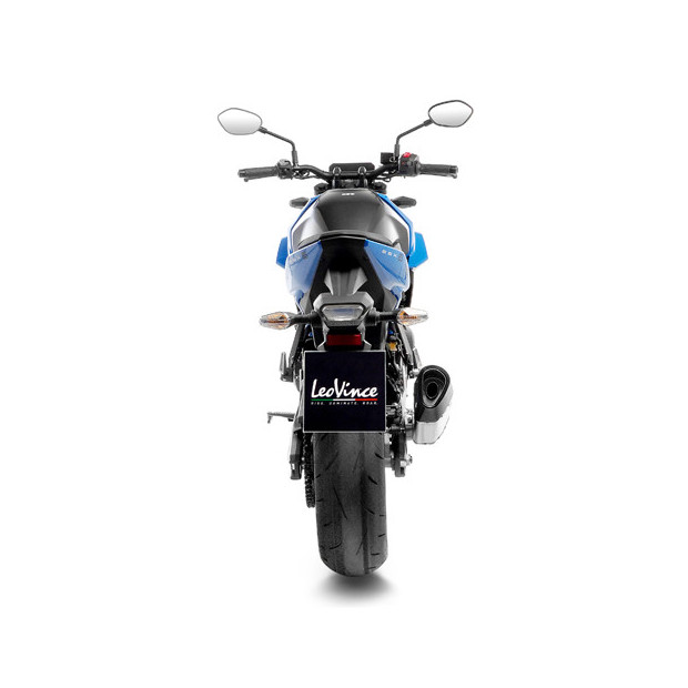 Ligne d'échappement complète LEOVINCE SBK LV-14R en inox / carbone - SUZUKI 800 GSX-8R 2024 - 800 GSX-8S 2023-2024
