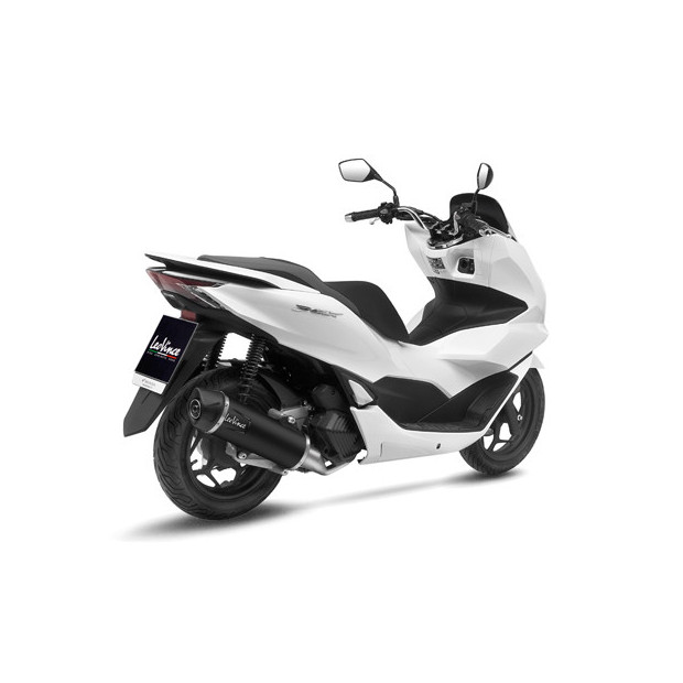 Ligne d'échappement complète LEOVINCE SBK NERO en inox / carbone - HONDA 125 PCX 2021 - 2024