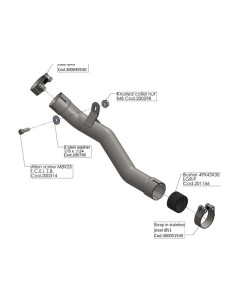 Silencieux de suppression de catalyseur LEOVINCE - BENELLI 500 LEONCINO / TRAIL 2017 - 2023