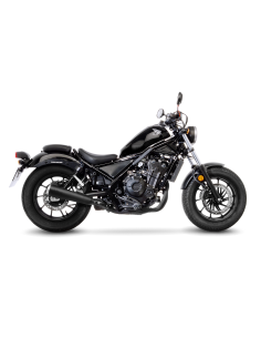 Silencieux LEOVINCE CLASSIC RACER inox noir - HONDA CMX 500 REBEL 2017 - 2023
