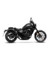 Silencieux LEOVINCE CLASSIC RACER noir inox - HONDA 1100 CMX REBEL 2021 - 2024