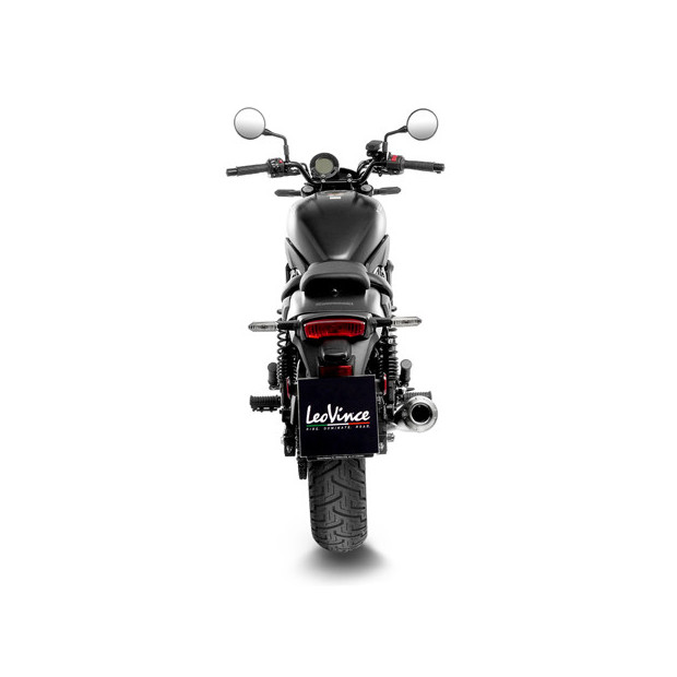 Silencieux LEOVINCE CLASSIC RACER noir inox - KAWASAKI 500 ELIMINATOR / SE 2024 - 2025
