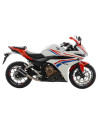 Silencieux LEOVINCE GP CORSA BLACK EDITION en inox - HONDA 500 CB F 2016 - 2018 / 500 CBR R 2016 - 2018