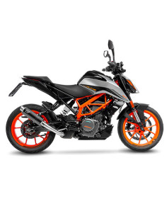 Silencieux LEOVINCE GP CORSA BLACK EDITION inox - KTM 125 DUKE 2021 - 2023 / 390 DUKE 2021 - 2023