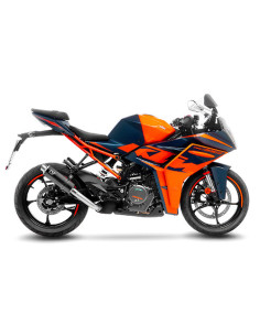 Silencieux LEOVINCE GP CORSA BLACK EDITION inox - KTM 125 RC 2022 - 2023 / 390 RC 2022 - 2023