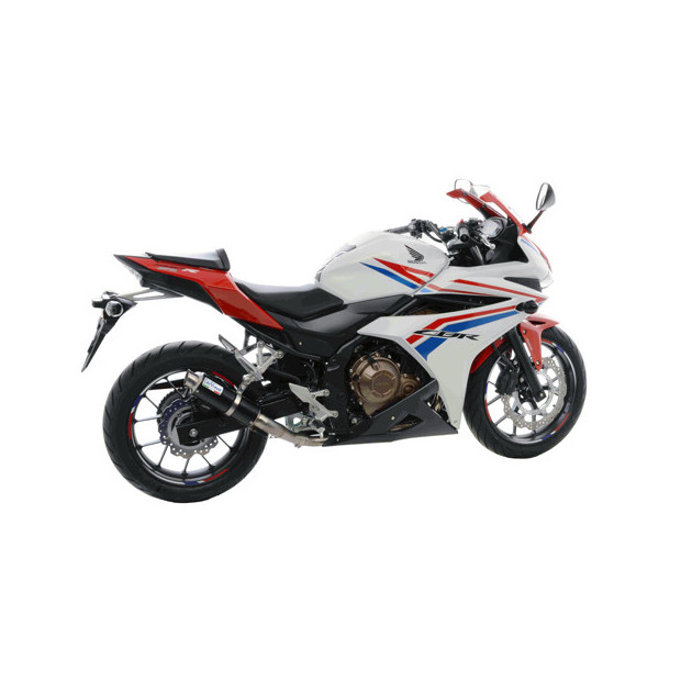 Silencieux LEOVINCE GP CORSA en carbone - HONDA CB 500 F 2016 - 2018 / CBR 500 R 2016 - 2018