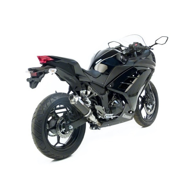 Silencieux LEOVINCE GP CORSA en carbone - KAWASAKI 250 NINJA R - 300 NINJA R 2013-2016 / 250 Z - 300 Z 2015-2016