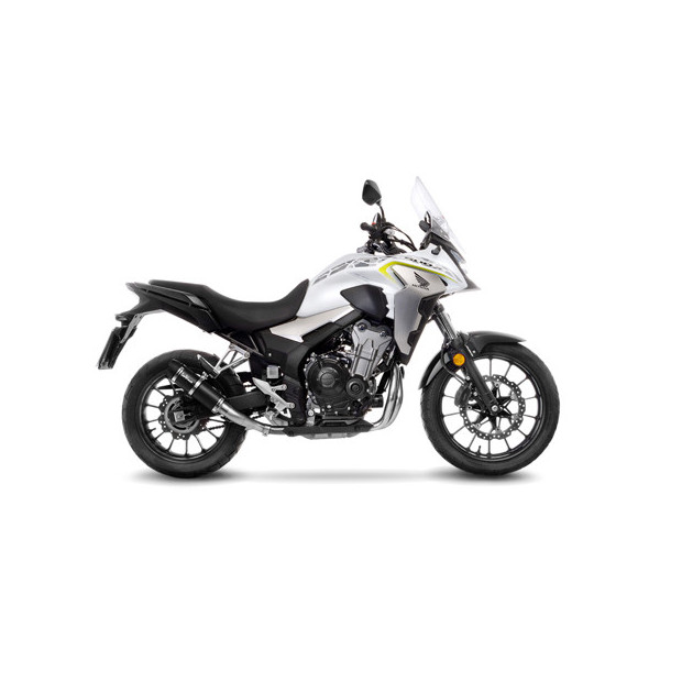 Silencieux LEOVINCE GP CORSA EVO en carbone - HONDA 500 CB F / X / CBR R 2019 - 2023 - 500 CB HORNET / NX 2024 - 2025