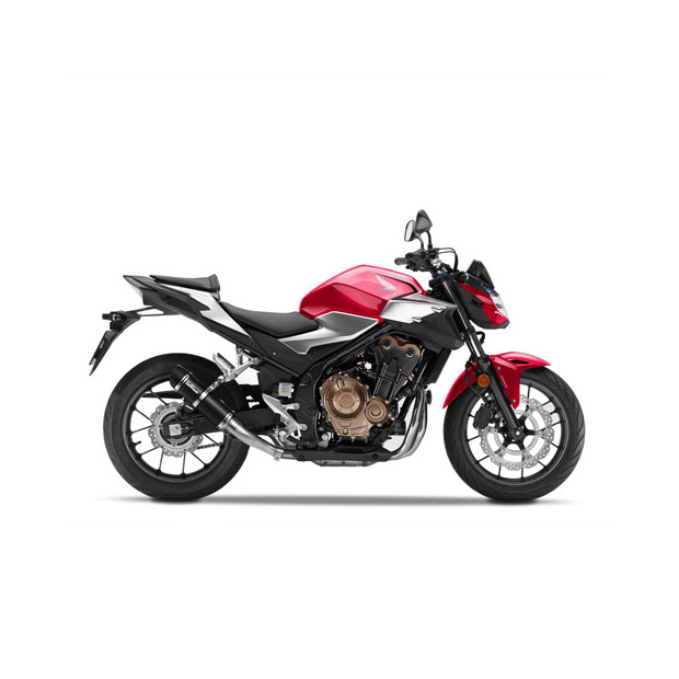 Silencieux LEOVINCE GP CORSA EVO en carbone - HONDA 500 CB F / X / CBR R 2019 - 2023 - 500 CB HORNET / NX 2024 - 2025