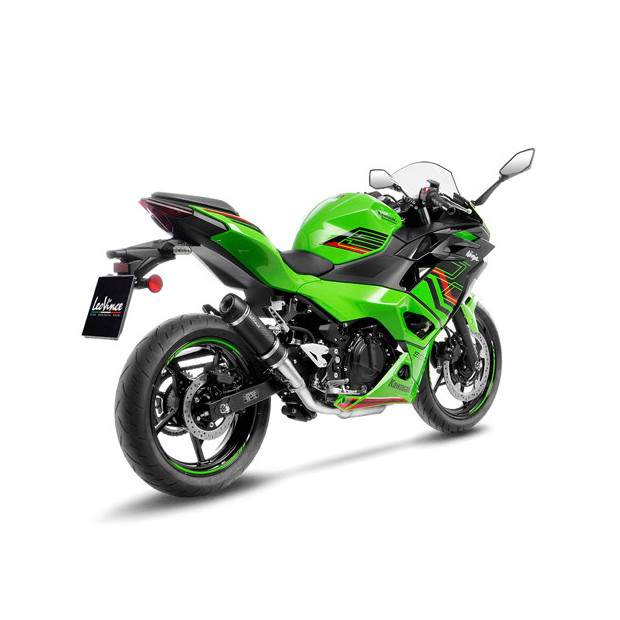 Silencieux LEOVINCE GP CORSA EVO en carbone - KAWASAKI 400 NINJA 2018-2023 / 500 NINJA 2024-2025