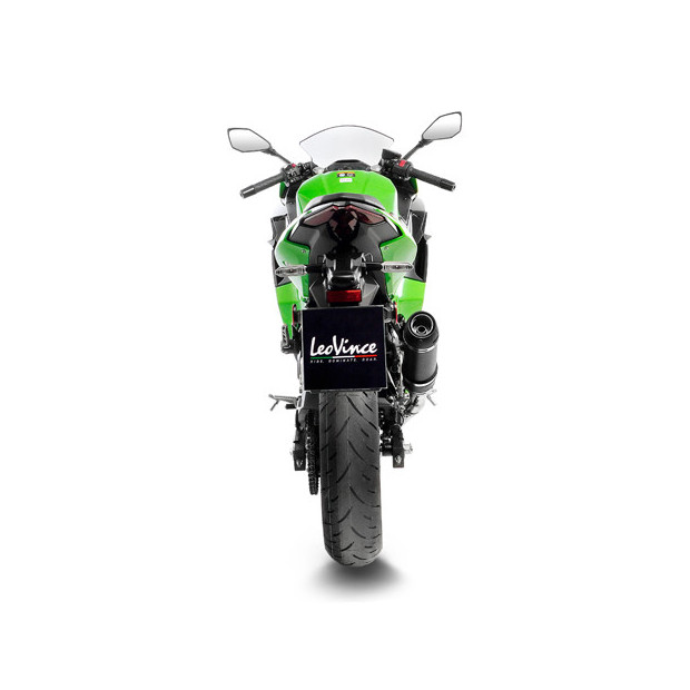 Silencieux LEOVINCE GP CORSA EVO en carbone - KAWASAKI 400 NINJA 2018-2023 / 500 NINJA 2024-2025