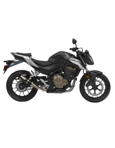 Silencieux LEOVINCE GP CORSA EVO en carbone - technopolymère - HONDA 500 CB F 2016-2018 / 500 CBR R 2016-2018