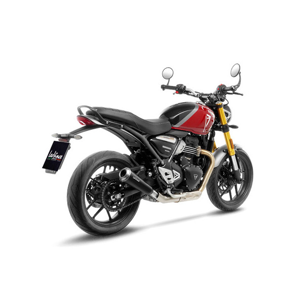 Silencieux LEOVINCE GP One inox - TRIUMPH 400 SPEED 2024 - 2025 / 400 SCRAMBLER X 2024 - 2025