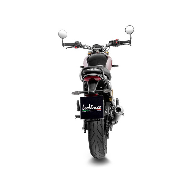 Silencieux LEOVINCE GP One inox - TRIUMPH 400 SPEED 2024 - 2025 / 400 SCRAMBLER X 2024 - 2025