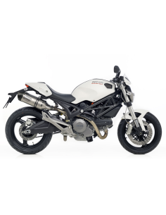 Silencieux LEOVINCE LV ONE inox - DUCATI MONSTER 696 - MONSTER 796 2008 - 2014 / MONSTER 1100 - 1100 S 2009 - 2010
