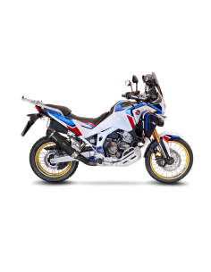Silencieux LEOVINCE LV ONE inox noir - HONDA Africa Twin CRF 1100L / ADV SPORT / DCT 2020 - 2023