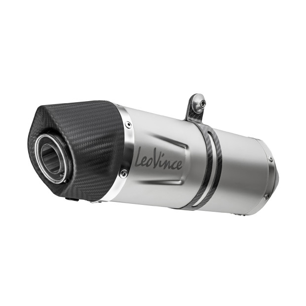 Silencieux LEOVINCE LV ONE EVO en inox / carbone - APRILIA 125 RS4 2011 - 2016 / 125 RS / REPLICA GP / TUONO 2017 - 2020