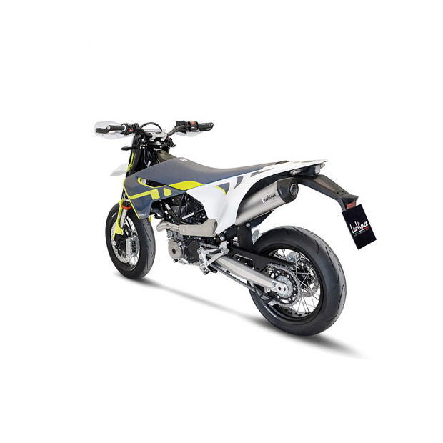 Silencieux LEOVINCE LV ONE EVO en inox / carbone - HUSQVARNA 701 SUPERMOTO - 701 ENDURO / LR 2021-2024