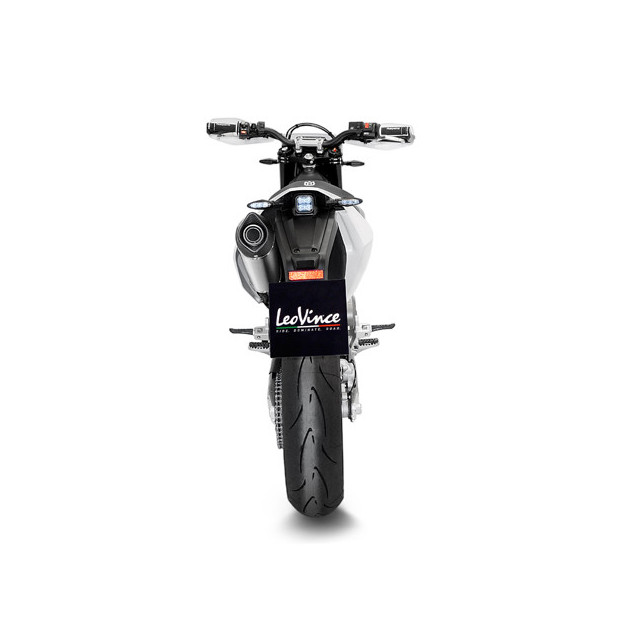 Silencieux LEOVINCE LV ONE EVO en inox / carbone - HUSQVARNA 701 SUPERMOTO - 701 ENDURO / LR 2021-2024