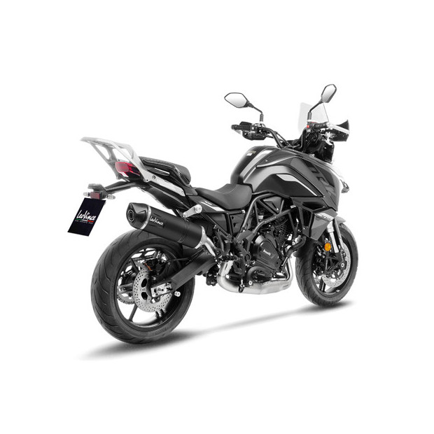 Silencieux LEOVINCE LV ONE EVO noir inox / carbone - BENELLI 700 TRK 702 / 702X 2023-2024