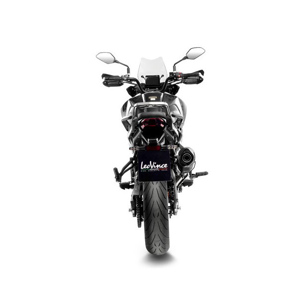Silencieux LEOVINCE LV ONE EVO noir inox / carbone - BENELLI 700 TRK 702 / 702X 2023-2024
