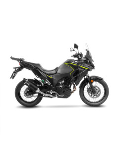 Silencieux LEOVINCE LV ONE EVO noir inox / carbone - KAWASAKI 300 VERSYS-X 300 / ADVENTURE 2017 - 2022
