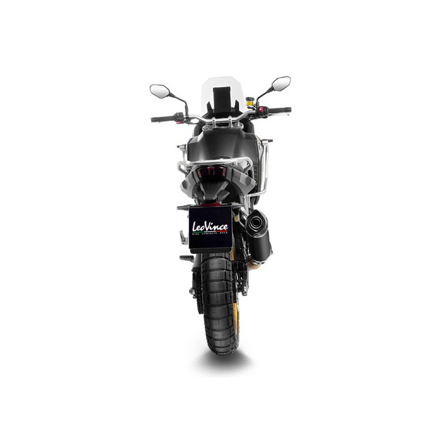 Silencieux LEOVINCE LV ONE EVO noir inox / carbone - KOVE 800 X PRO / ADV / RALLY 2024 - 2025