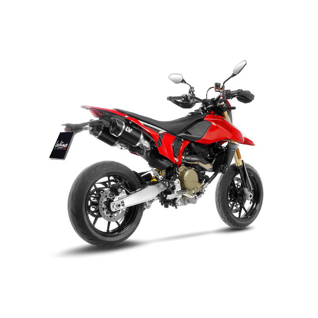 Silencieux LEOVINCE LV PRO Black Edition en inox / carbone - DUCATI 698 HYPERMOTARD MONO / RVE 2024 - 2025